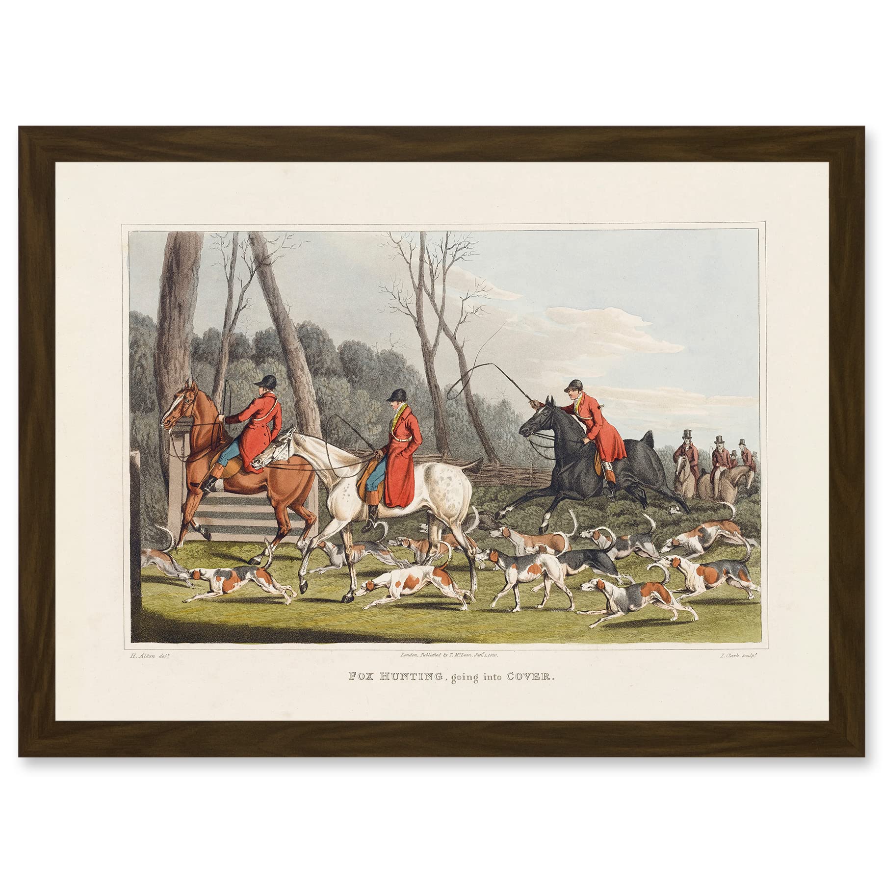 Amazon.com: Artery8 John Heaviside Clark Fox Hunting Into Cover